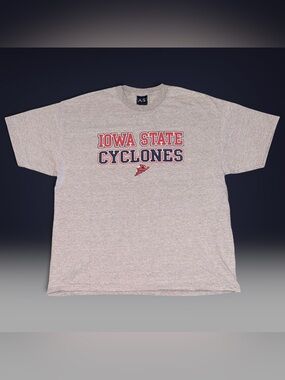 Vintage Y2K AS Sports All Sport NCAA Iowa State (ISU) Cyclones  T-Shirt Adult XL